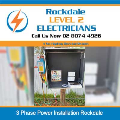 Three-phase power meter installation box in Rockdale